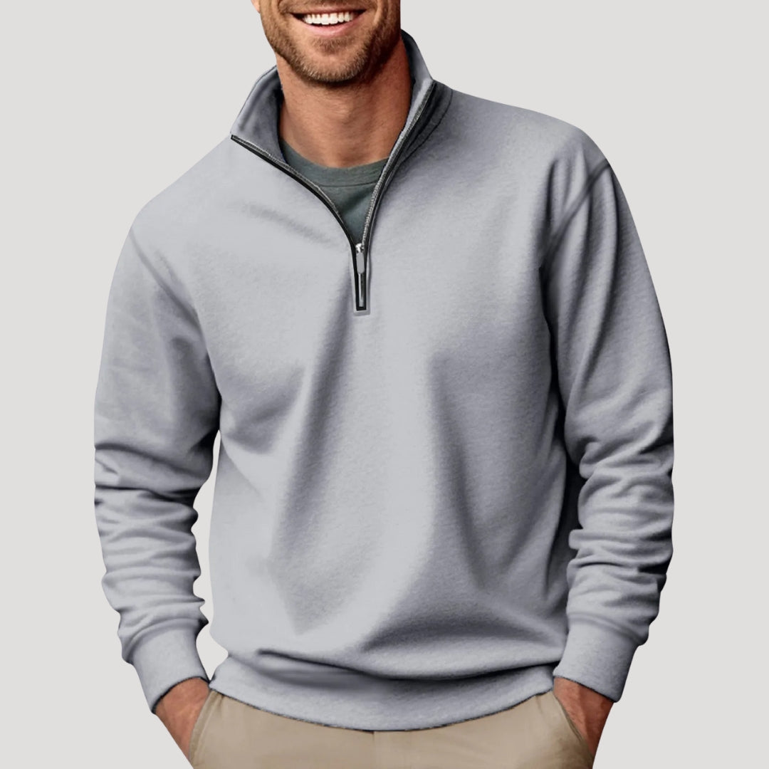Noah mens quarter zip sweater