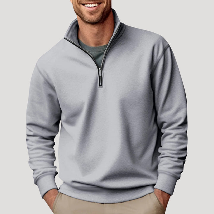 Noah mens quarter zip sweater