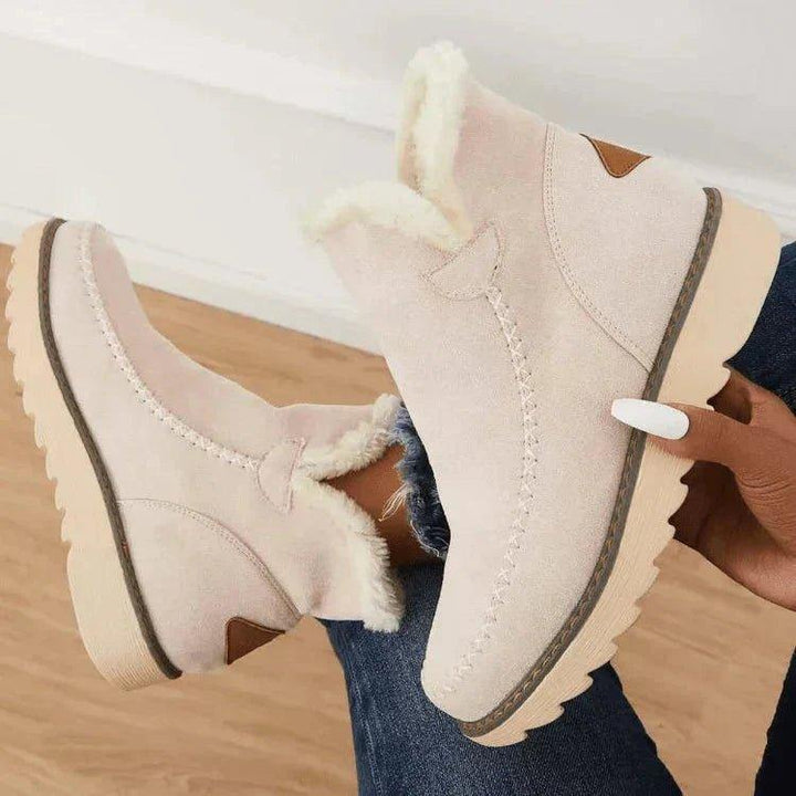 Sable | Womens Sherpa Lined Platform Ankle Boots