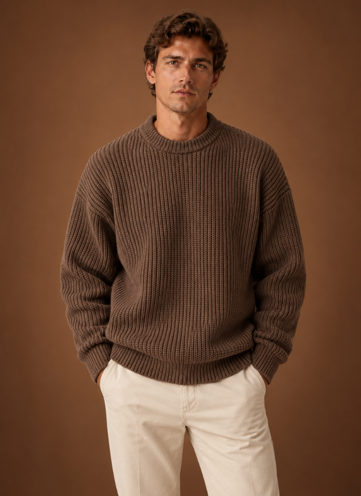 Noah | Oversized Crewneck Sweater Long Sleeves