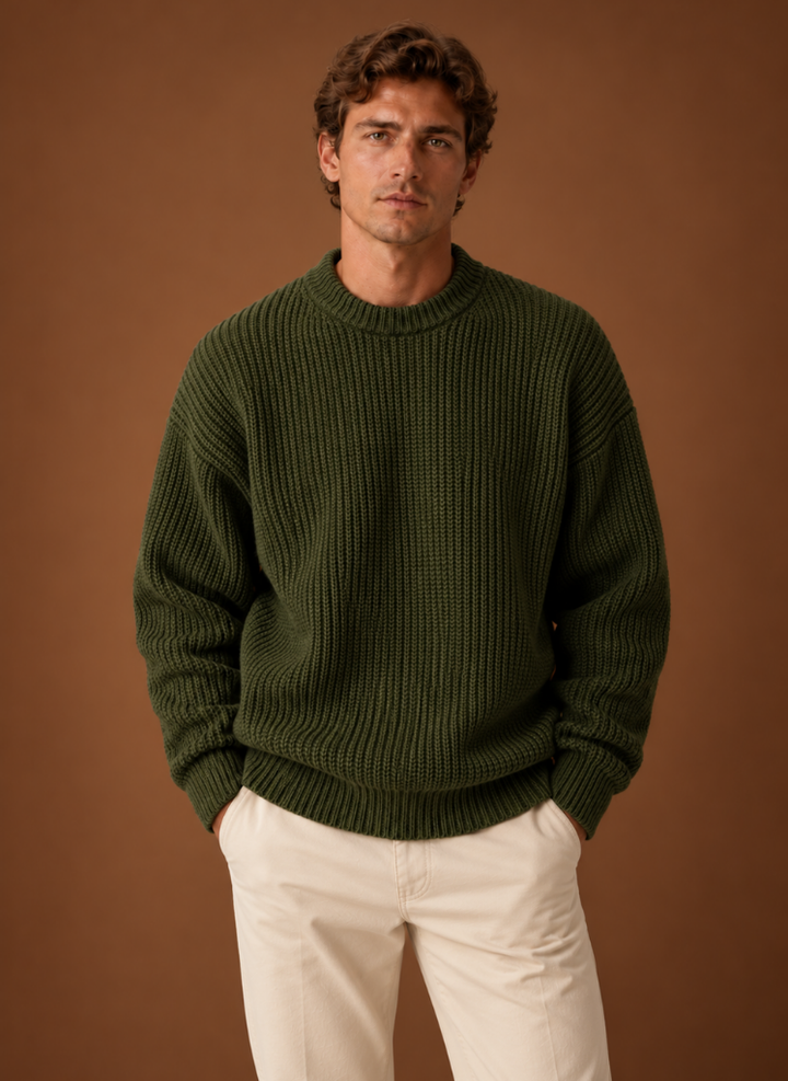 Noah | Oversized Crewneck Sweater Long Sleeves