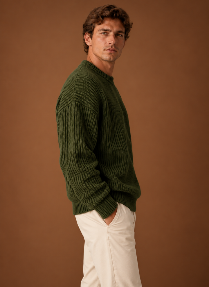 Noah | Oversized Crewneck Sweater Long Sleeves