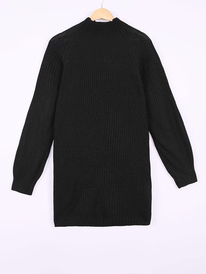 Kara womens oversized turtleneck sweater dress