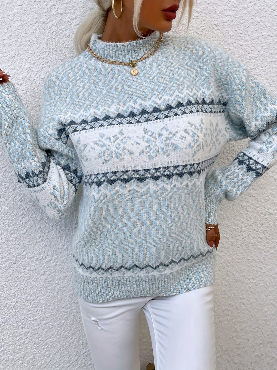 Ocean | Ribbed Crew-Neck Sweater – Casual &amp; Everyday
