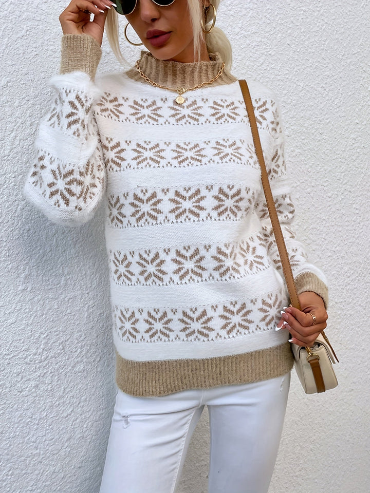 Diana | Fair Isle Turtleneck Sweater Women
