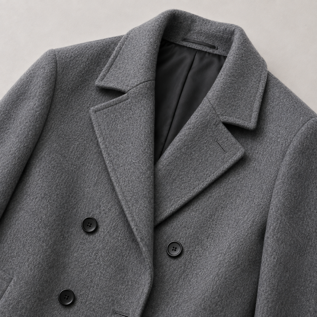 Earl | Mens Double Breasted Peacoat