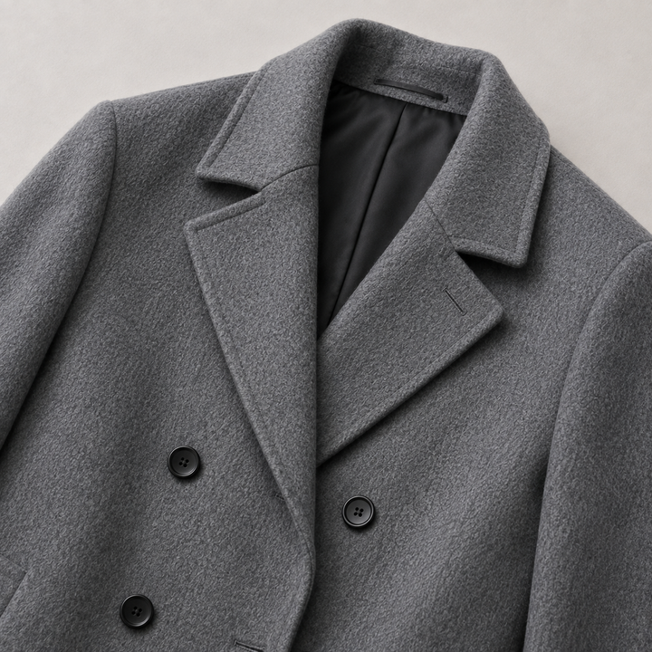 Earl | Mens Double Breasted Peacoat