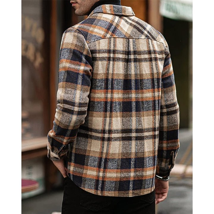 Liam | Mens Plaid Flannel Shacket