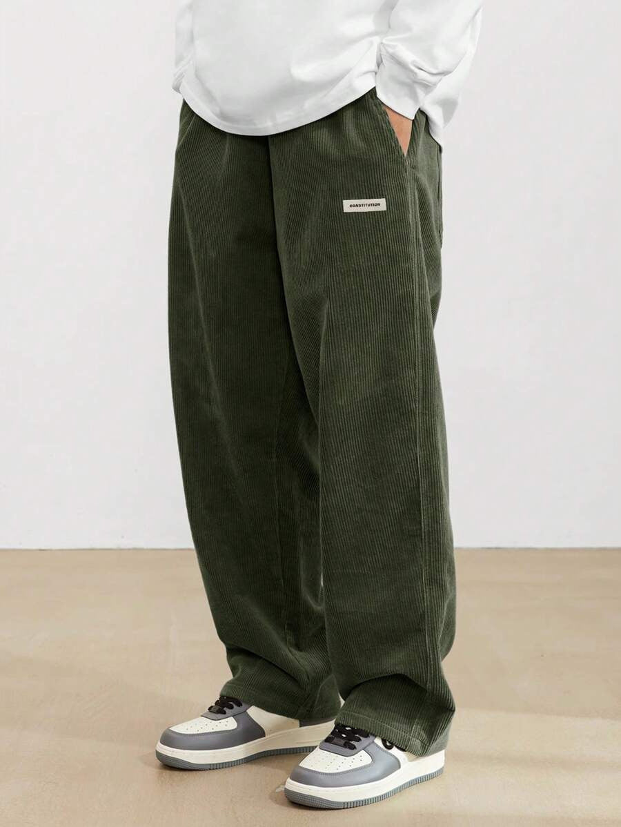 Dale mens corduroy wide leg pants
