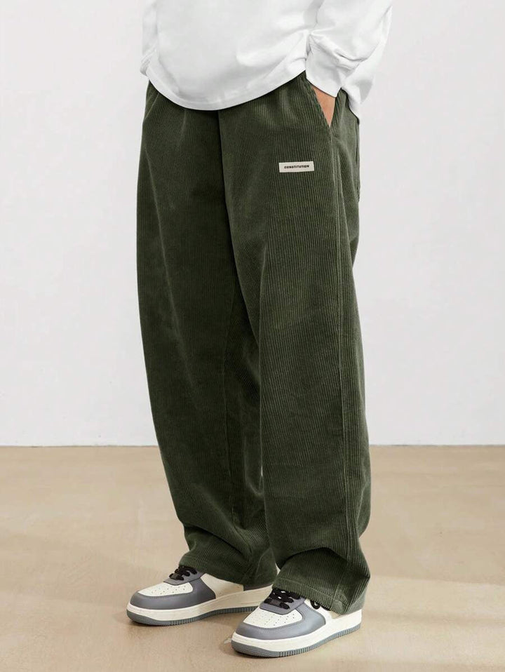 Dale mens corduroy wide leg pants
