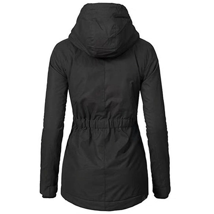 Holly | Zip Hooded Faux Fur Lined Jacket