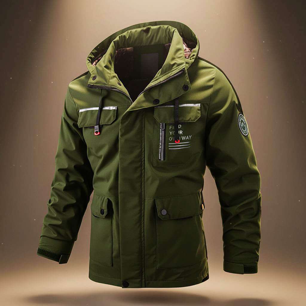 Finn | Zip Hooded Relaxed Fit Jacket