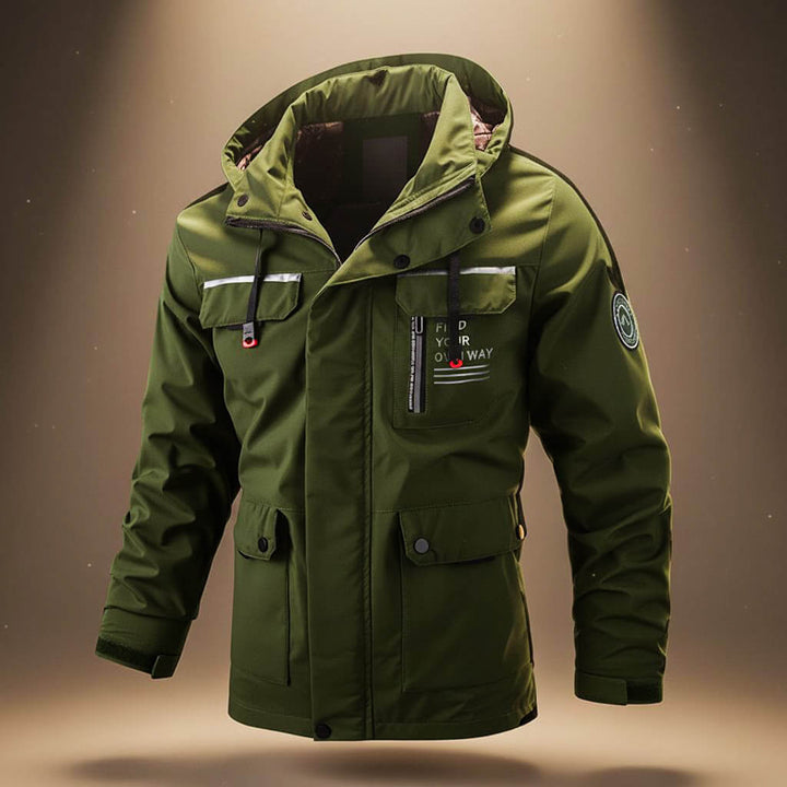 Finn | Zip Hooded Relaxed Fit Jacket