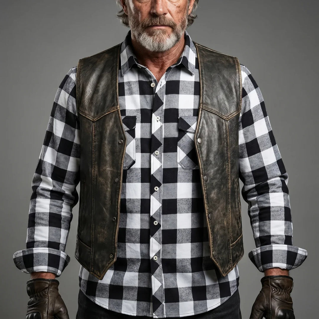 Otis | Mens Buffalo Check Flannel Shirt