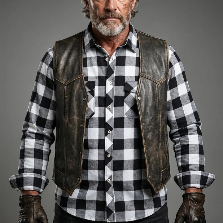 Otis | Mens Buffalo Check Flannel Shirt