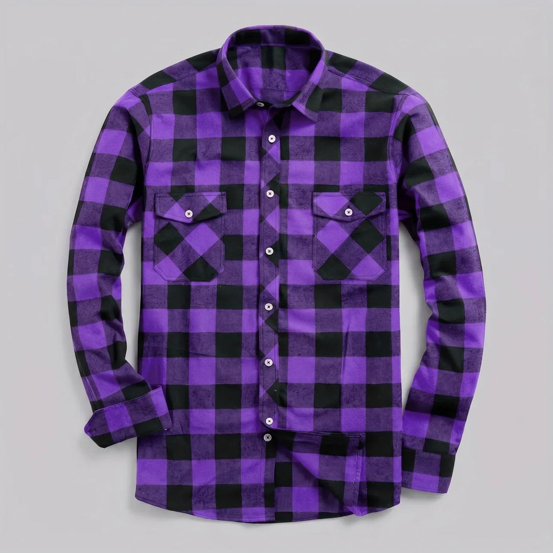 Otis | Mens Buffalo Check Flannel Shirt