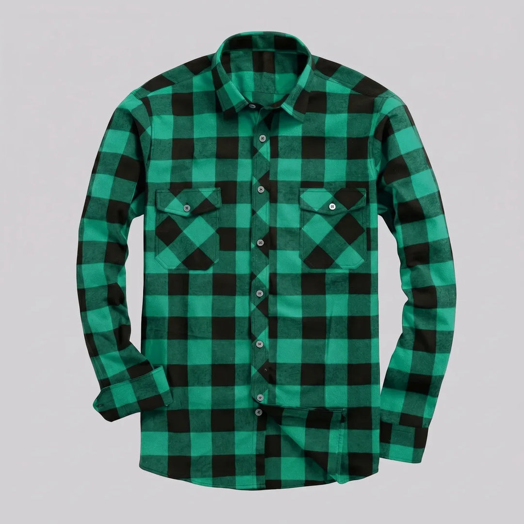 Otis | Mens Buffalo Check Flannel Shirt