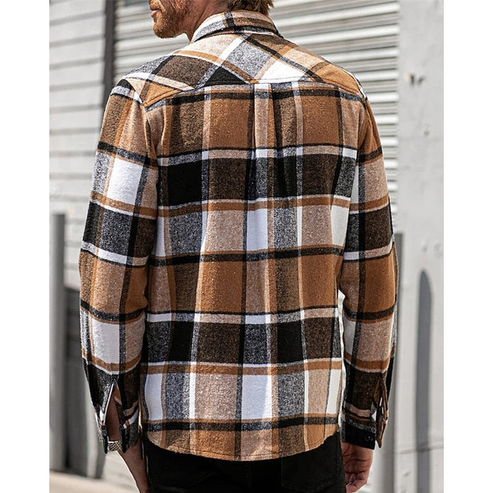Liam | Mens Plaid Flannel Shacket