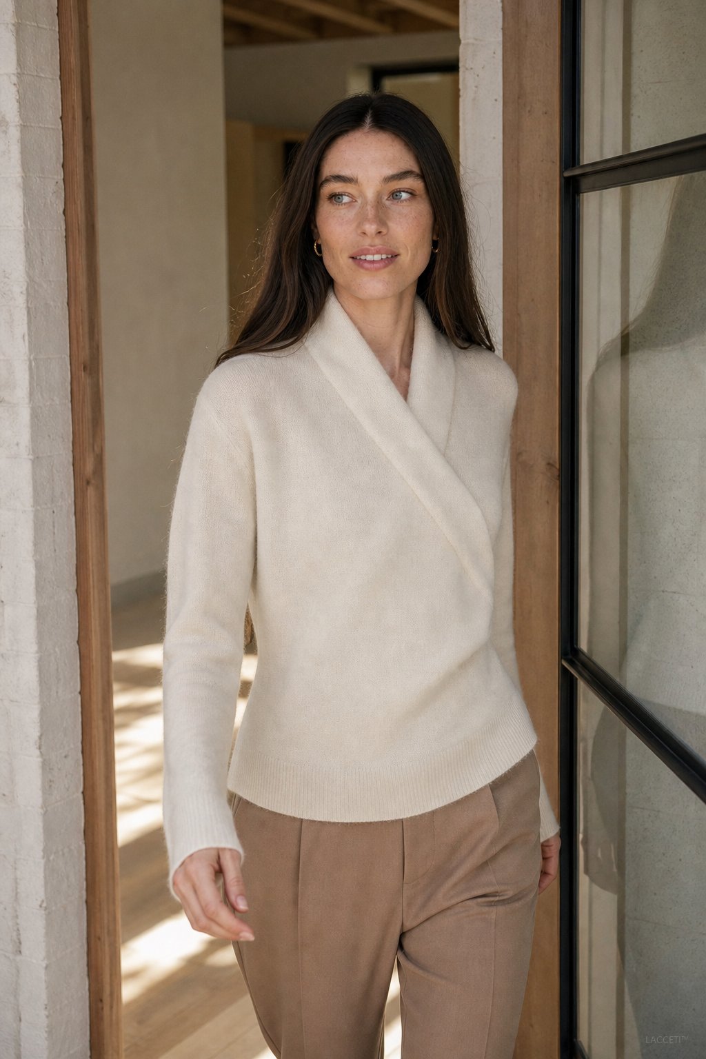 Ivy | Womens Wrap Sweater Long Sleeve Relaxed