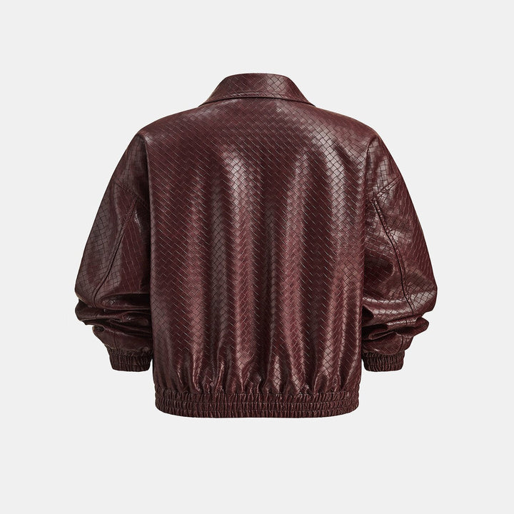 Kara | Womens Oversized Faux Leather Bomber Jacket