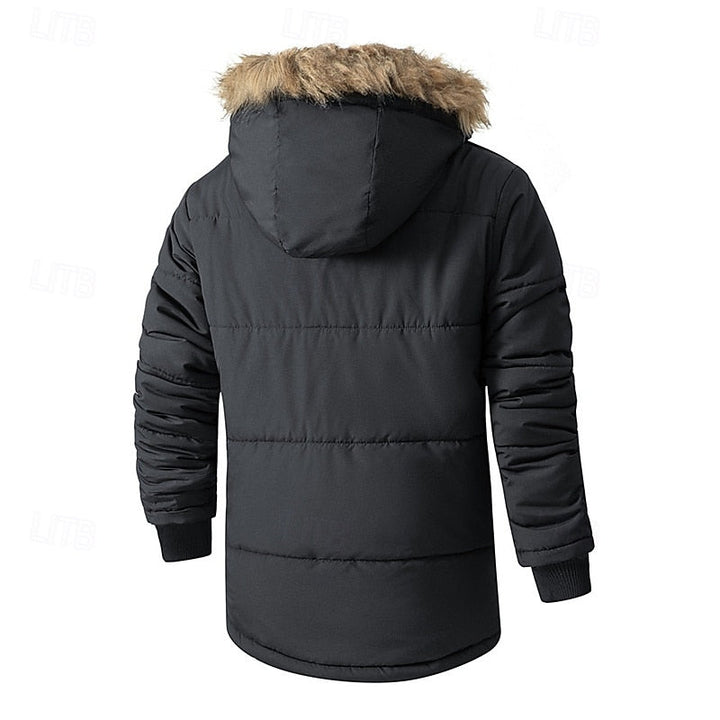 Wyatt | Hooded Puffer Parka Zip Front