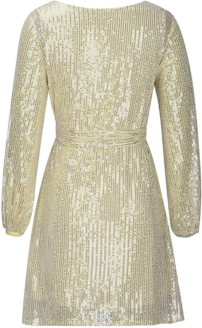 Paige | Sequin Off Shoulder Asymmetrical Mini Dress