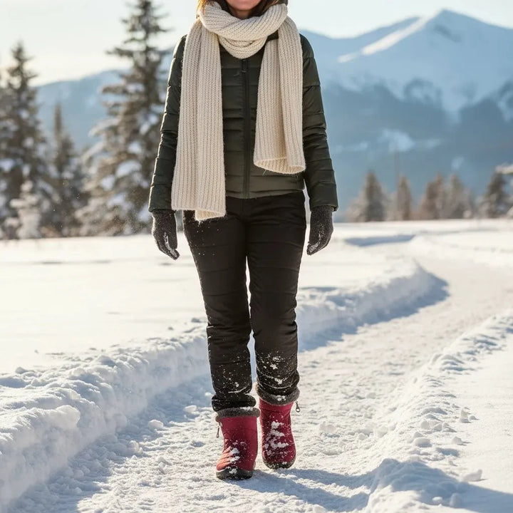 Savannah | Womens Quilted Snow Ankle Boots