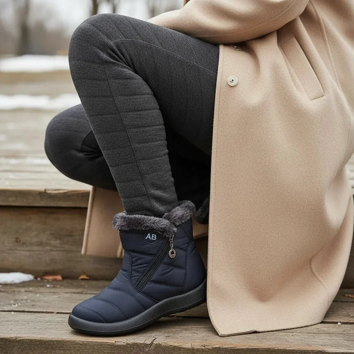 Savannah | Womens Quilted Snow Ankle Boots