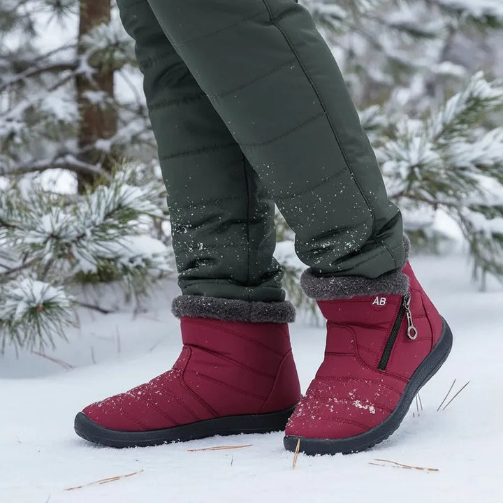 Savannah | Womens Quilted Snow Ankle Boots