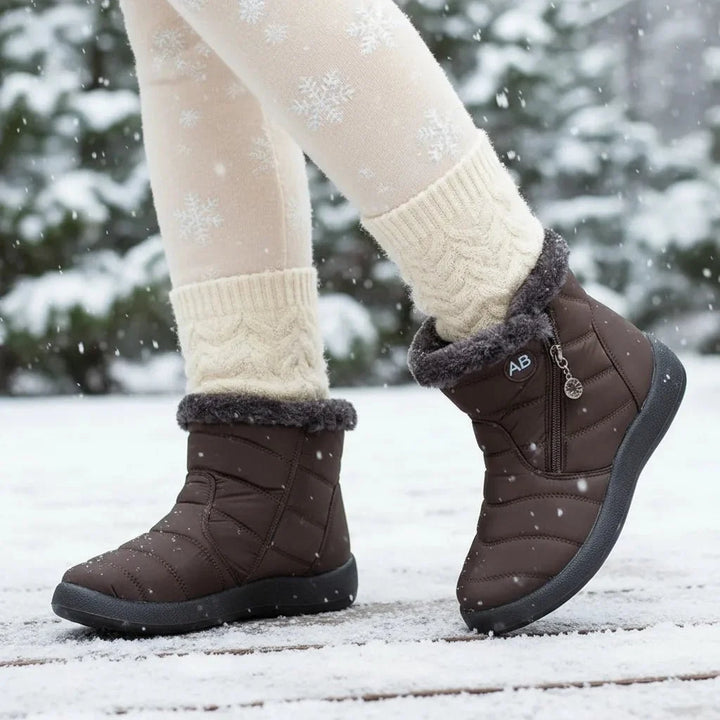 Savannah | Womens Quilted Snow Ankle Boots