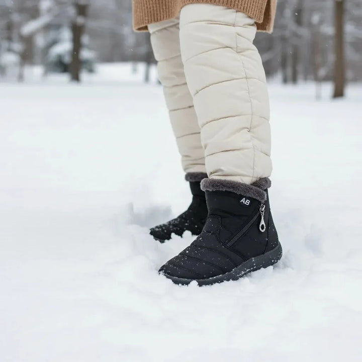 Savannah | Womens Quilted Snow Ankle Boots