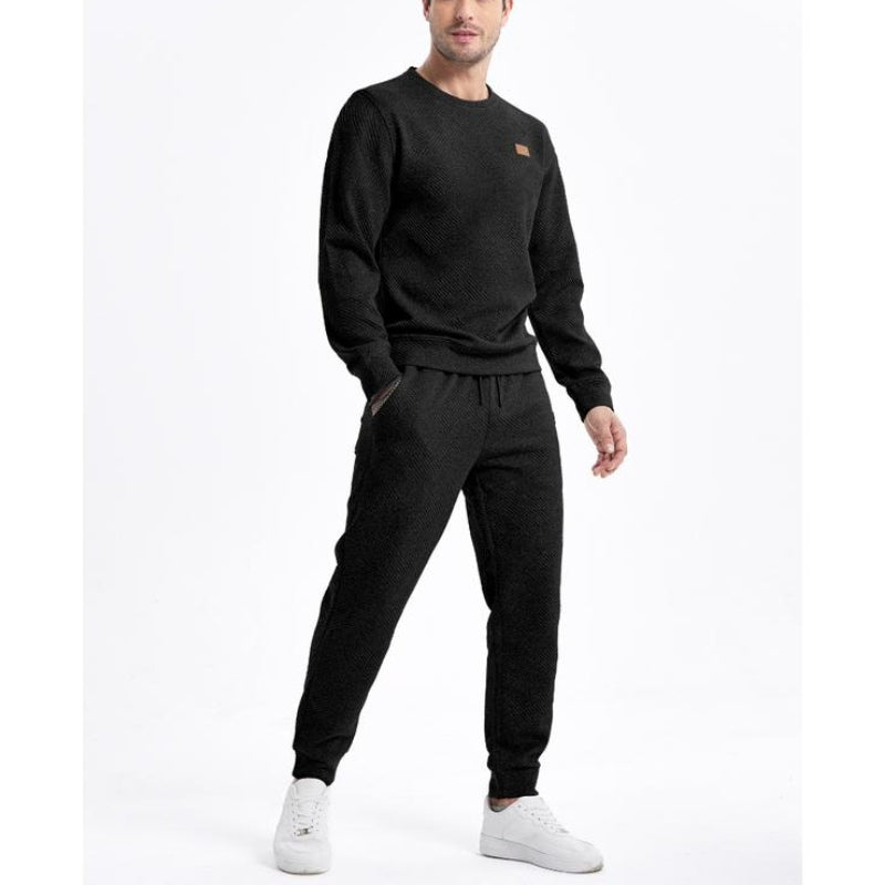 Troy | Textured Track Suit Set for Men