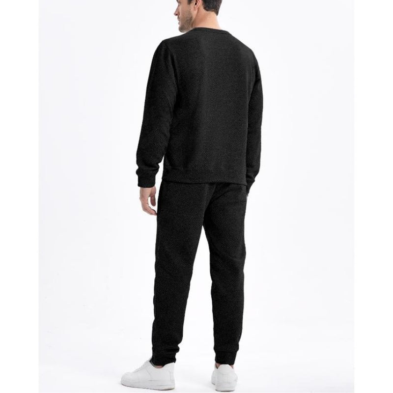 Troy | Textured Track Suit Set for Men