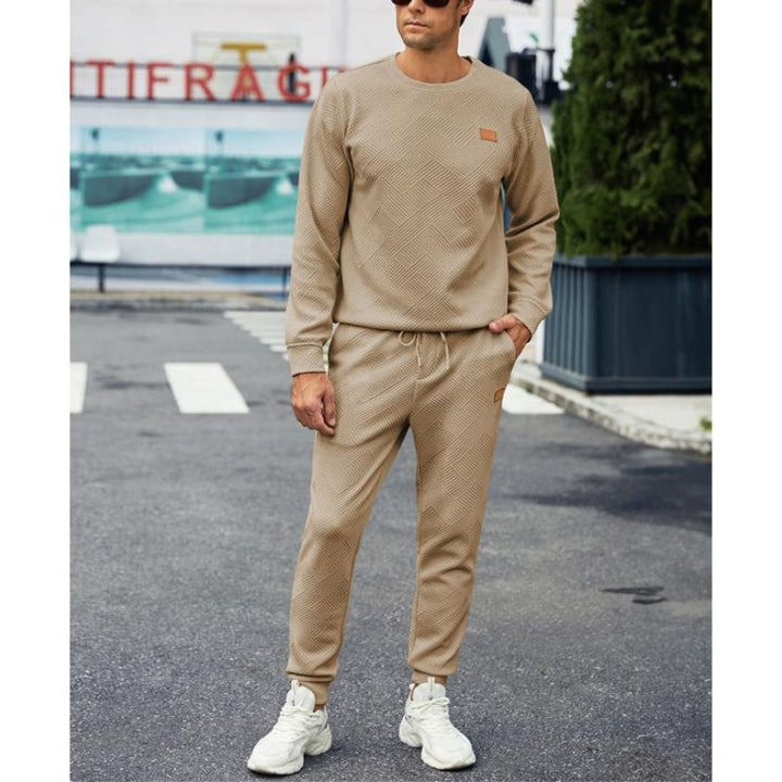 Troy | Textured Track Suit Set for Men