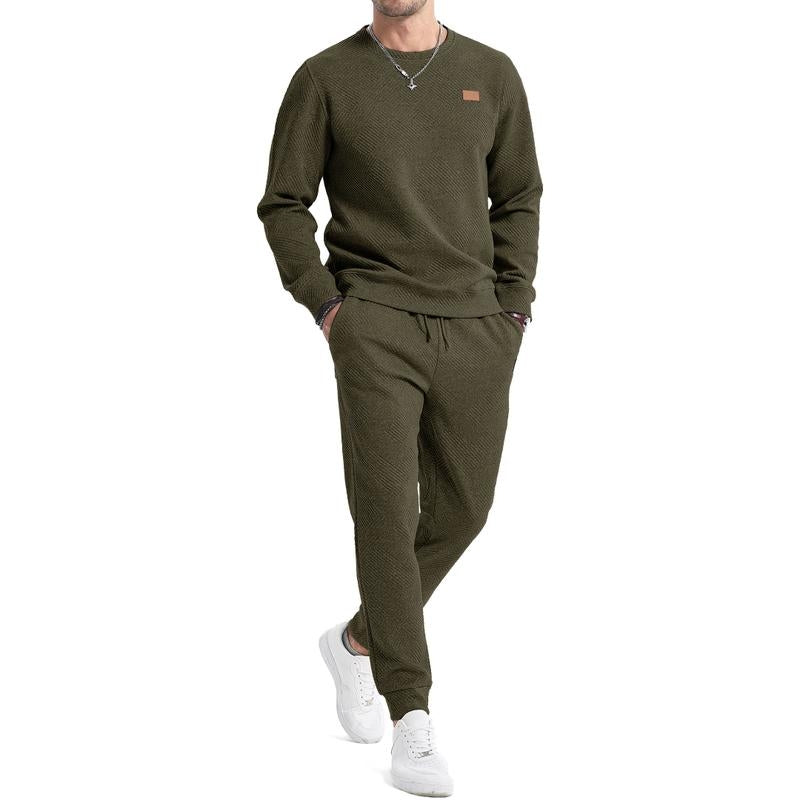 Troy | Textured Track Suit Set for Men