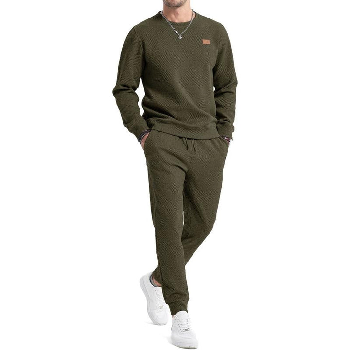 Troy | Textured Track Suit Set for Men