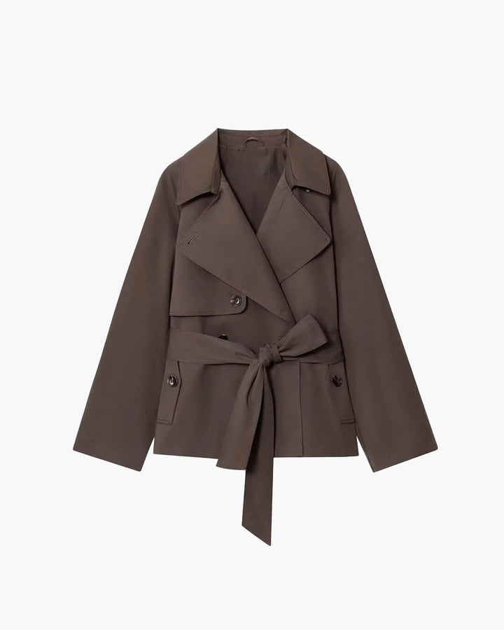 Colette | Belted Short Womens Trench Coat
