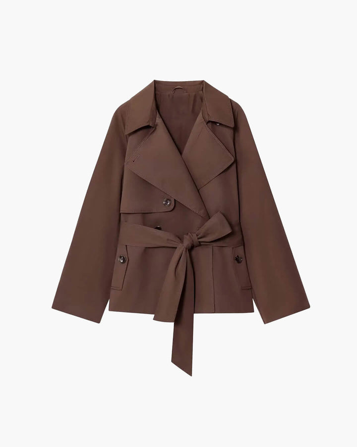Colette | Belted Short Womens Trench Coat