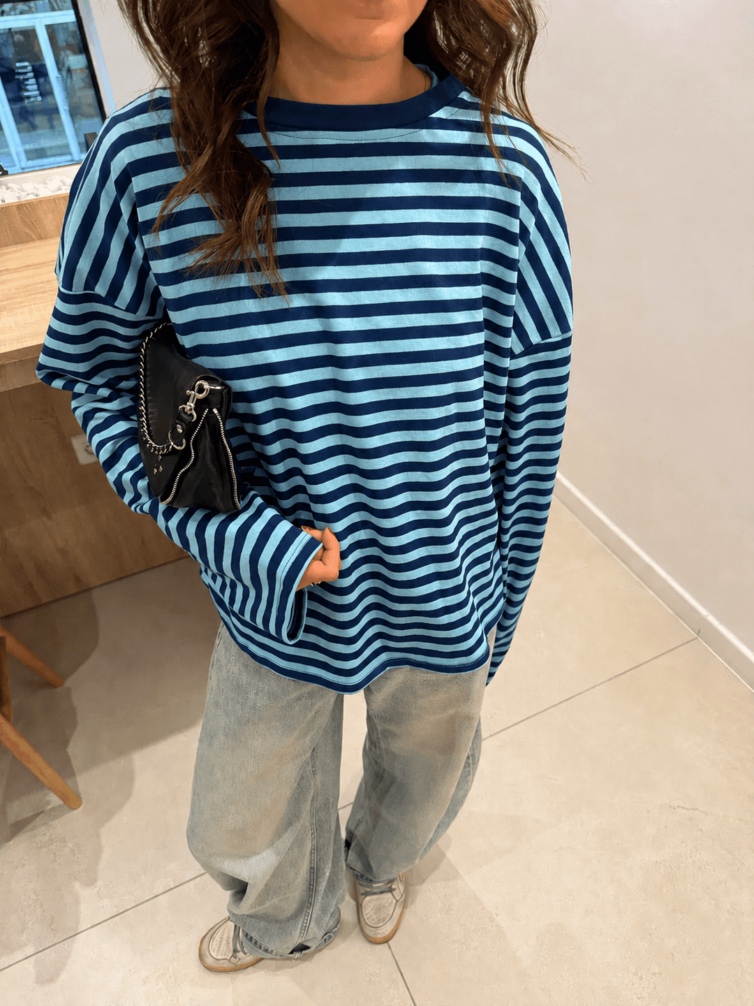Bailey | Oversized Sweater Striped Long Sleeve