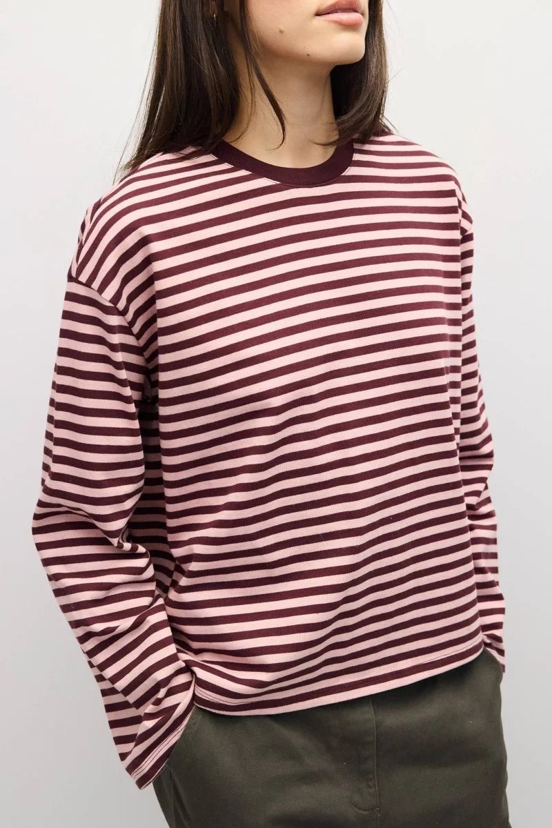 Bailey | Oversized Sweater Striped Long Sleeve