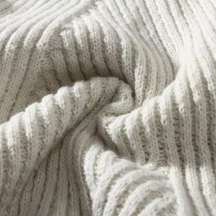 Riley | Oversized Turtleneck Sweater Ribbed Knit