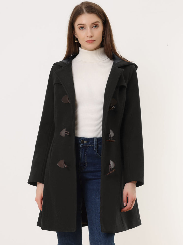 Odette | Womens Hooded Toggle Duffle Coat