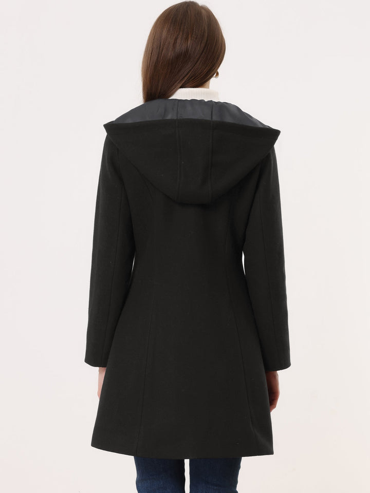 Odette | Womens Hooded Toggle Duffle Coat
