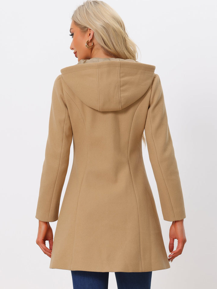 Odette | Womens Hooded Toggle Duffle Coat