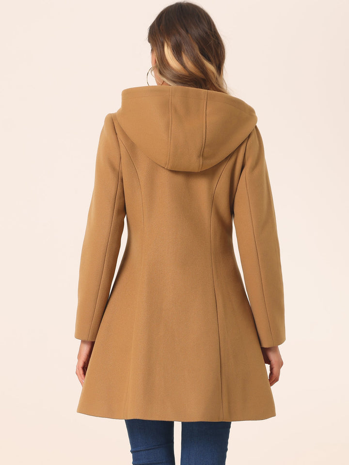 Odette | Womens Hooded Toggle Duffle Coat