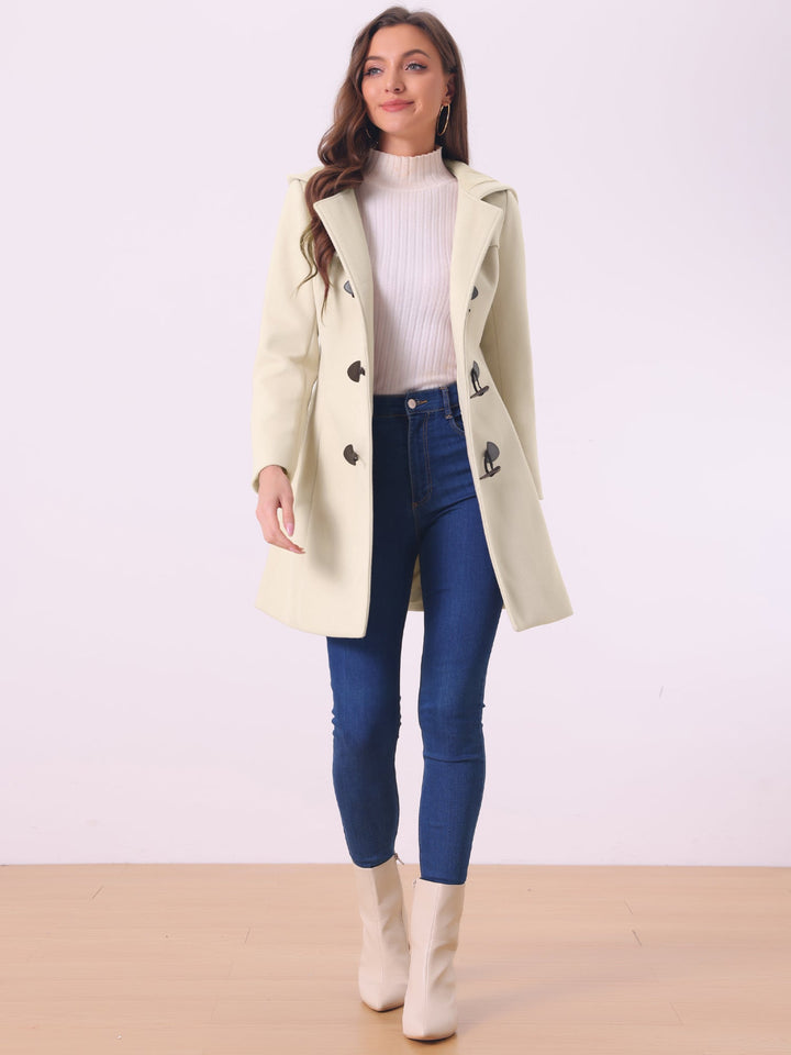 Odette | Womens Hooded Toggle Duffle Coat
