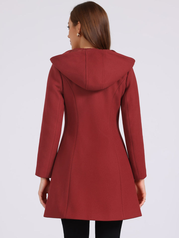 Odette | Womens Hooded Toggle Duffle Coat