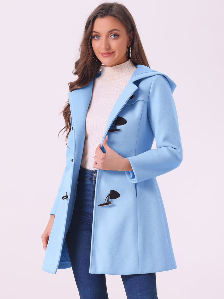 Odette | Womens Hooded Toggle Duffle Coat