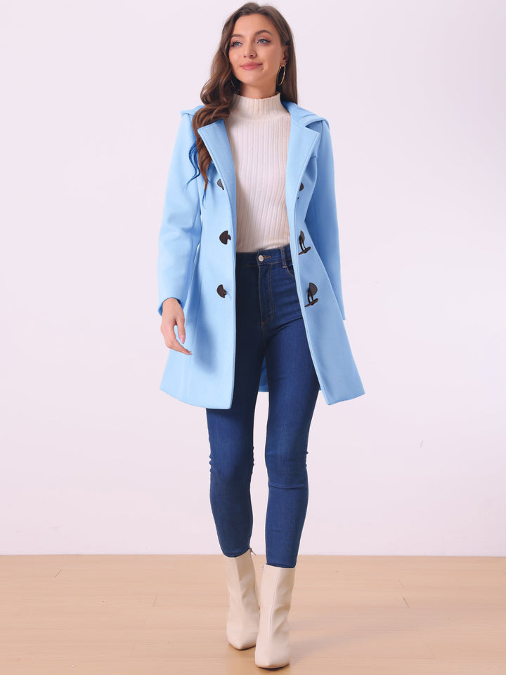 Odette | Womens Hooded Toggle Duffle Coat