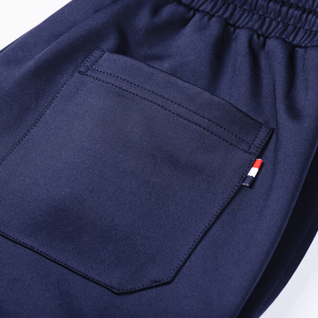Weston mens zip-up tracksuit set detail